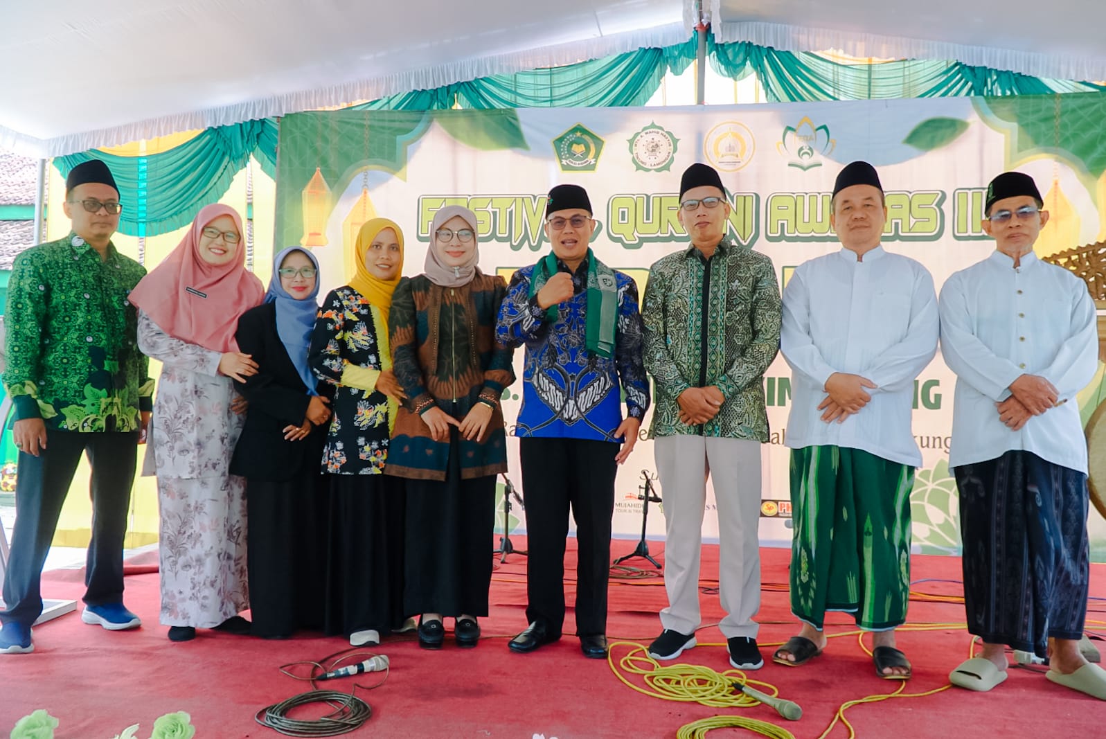 Ketua PC Pergunu Lamongan Hadiri Pembukaan Festival Qur’ani Awahas (FQA) III di Tikung Lamongan